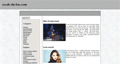 Desktop Screenshot of escale-du-bac.com