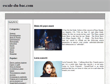 Tablet Screenshot of escale-du-bac.com